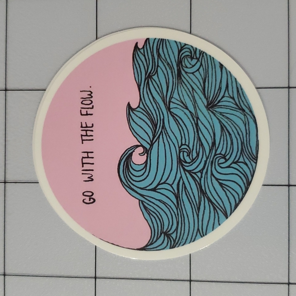 Waves Sticker